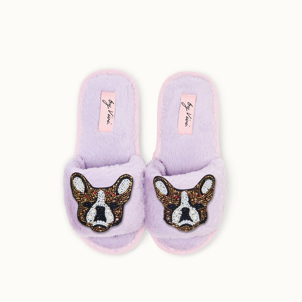 Paire de broches pour Chaussons - Bouledogue français | Design e regali originali