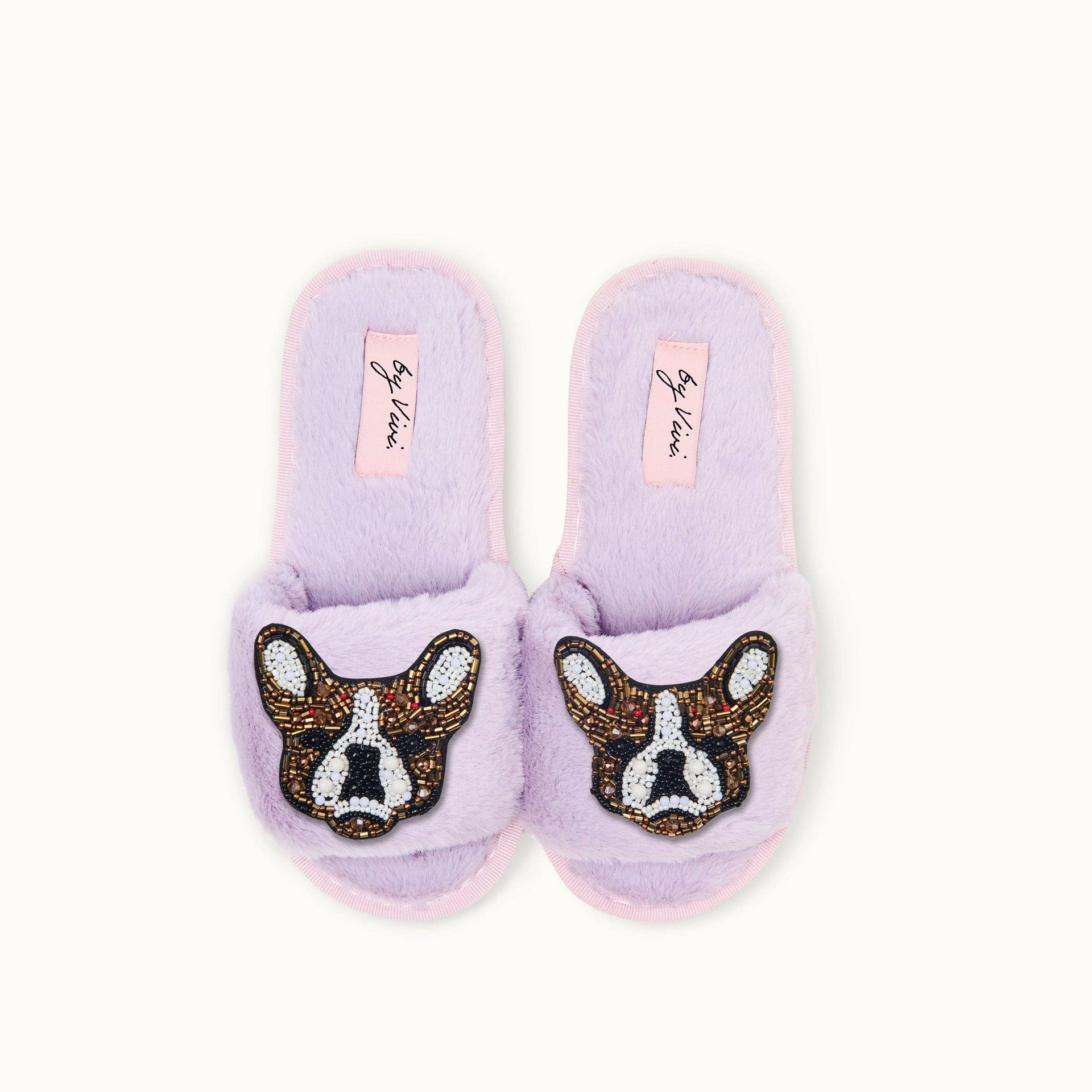 Paire de broches pour Chaussons - Bouledogue français | Design e regali originali