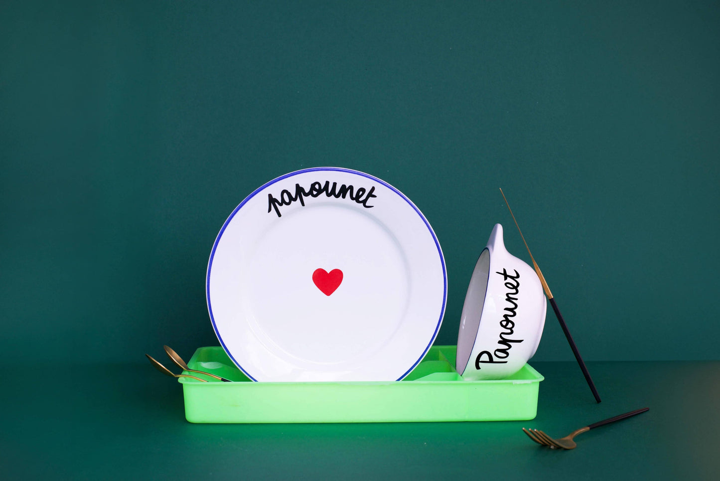 Assiette LA FAMILLE S'ÉCLATE - Papounet