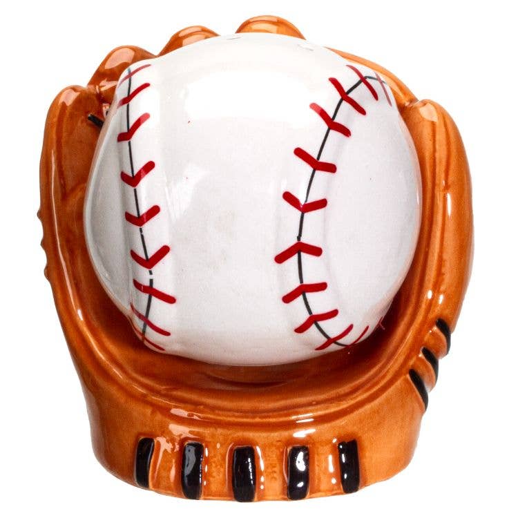 Salt and Pepper Baseball Bat and Glove