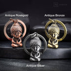 Porte-clés « Karma » Bouddha - Pendentif Bouddha - Mini-porte-bonheur Bouddha - Figurine cadeau Chakra Yoga | Design e regali originali