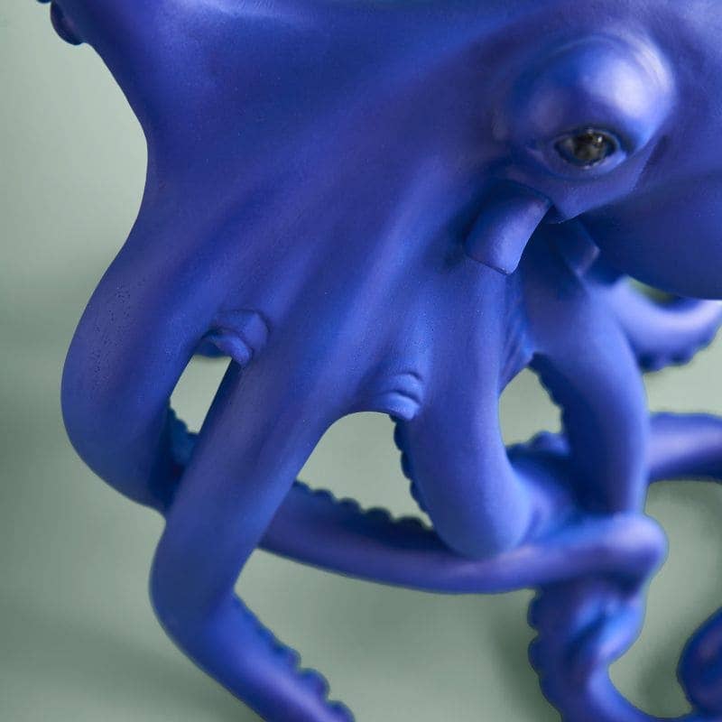 Lampe de table Baby Otto l’Octopus Bleu Résine 15,5 x 13,5 cm
