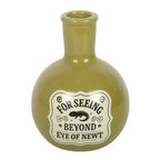 Flacon de potion « œil de triton » — vase et bougeoir d'Halloween