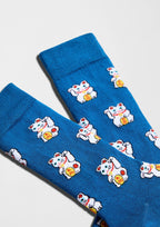 Chaussettes BeJapan Chat Chanceux