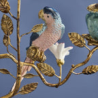 Chandelier éléphant or, poly/métal 28 x 11 x 46,5 cm