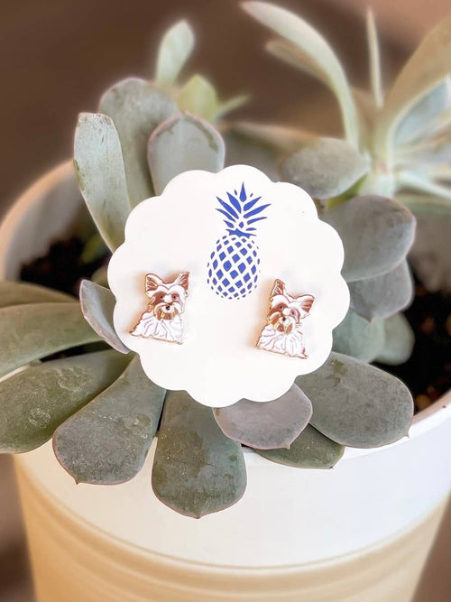 Design-lahja – Clous d'oreilles Yorkshire Terrier