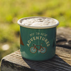 Tasse en émail “Bike Adventure” | Design e regali originali