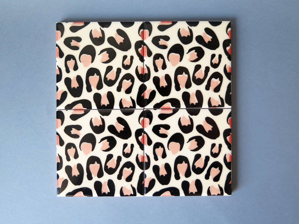 Sous-verres en céramique Leopard design | Design e regali originali