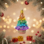 Weihnachtskugel, Weihnachtsbaum, Regenbogen