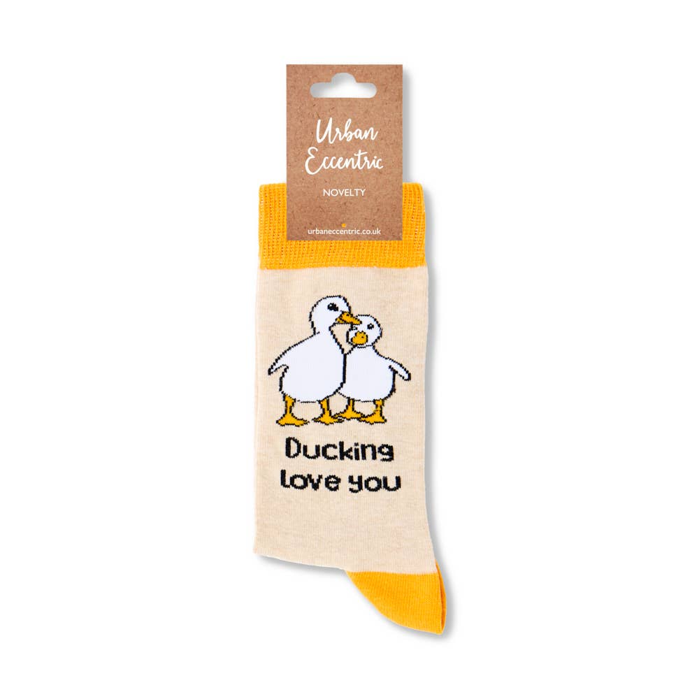 Chaussettes Canard "Ducking Love You" | Oggetti di design e regali originali