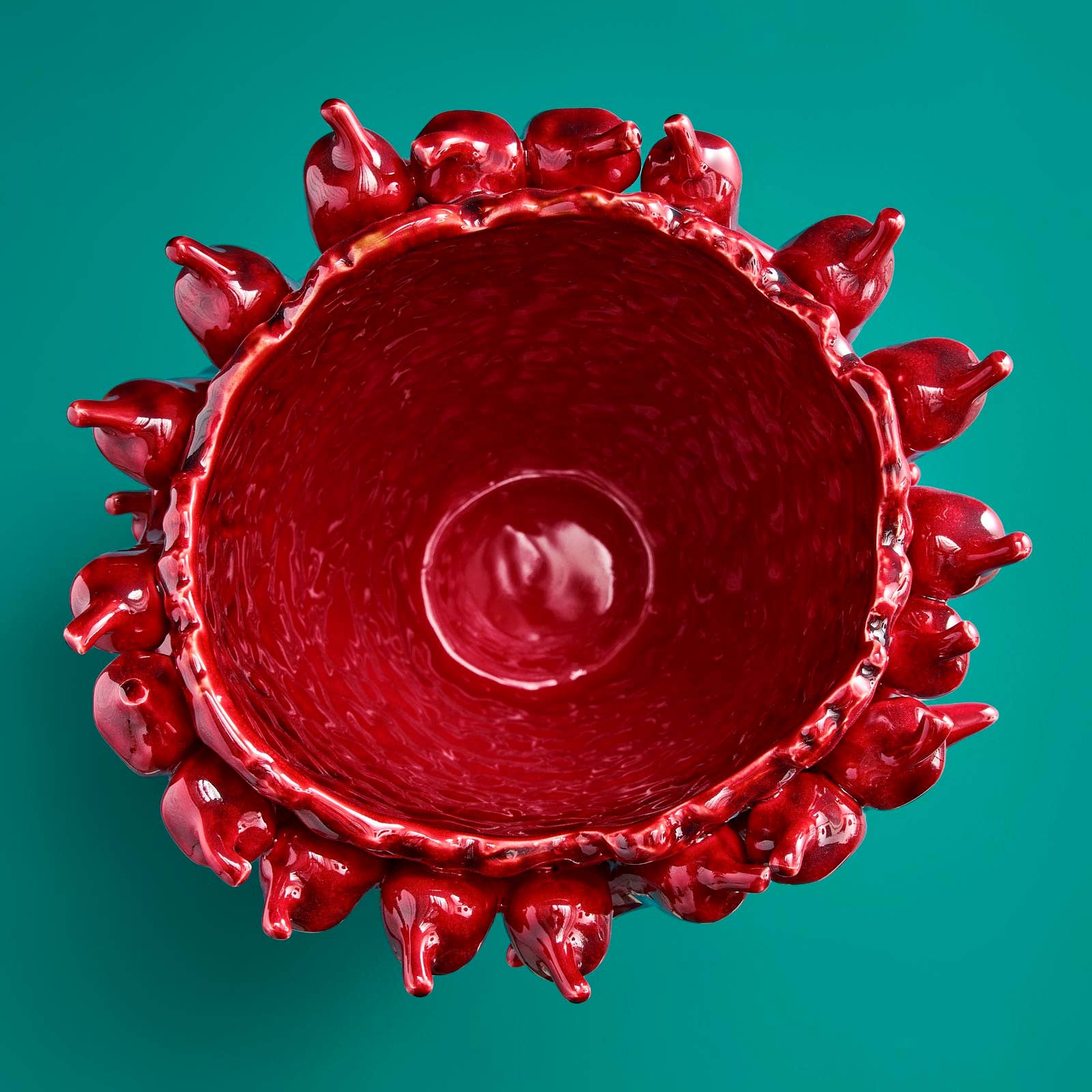 Vase Chili bordeaux