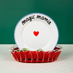 Assiette La Famille S’éclate - Magic Mamie | Objetos de diseño y regalos originales