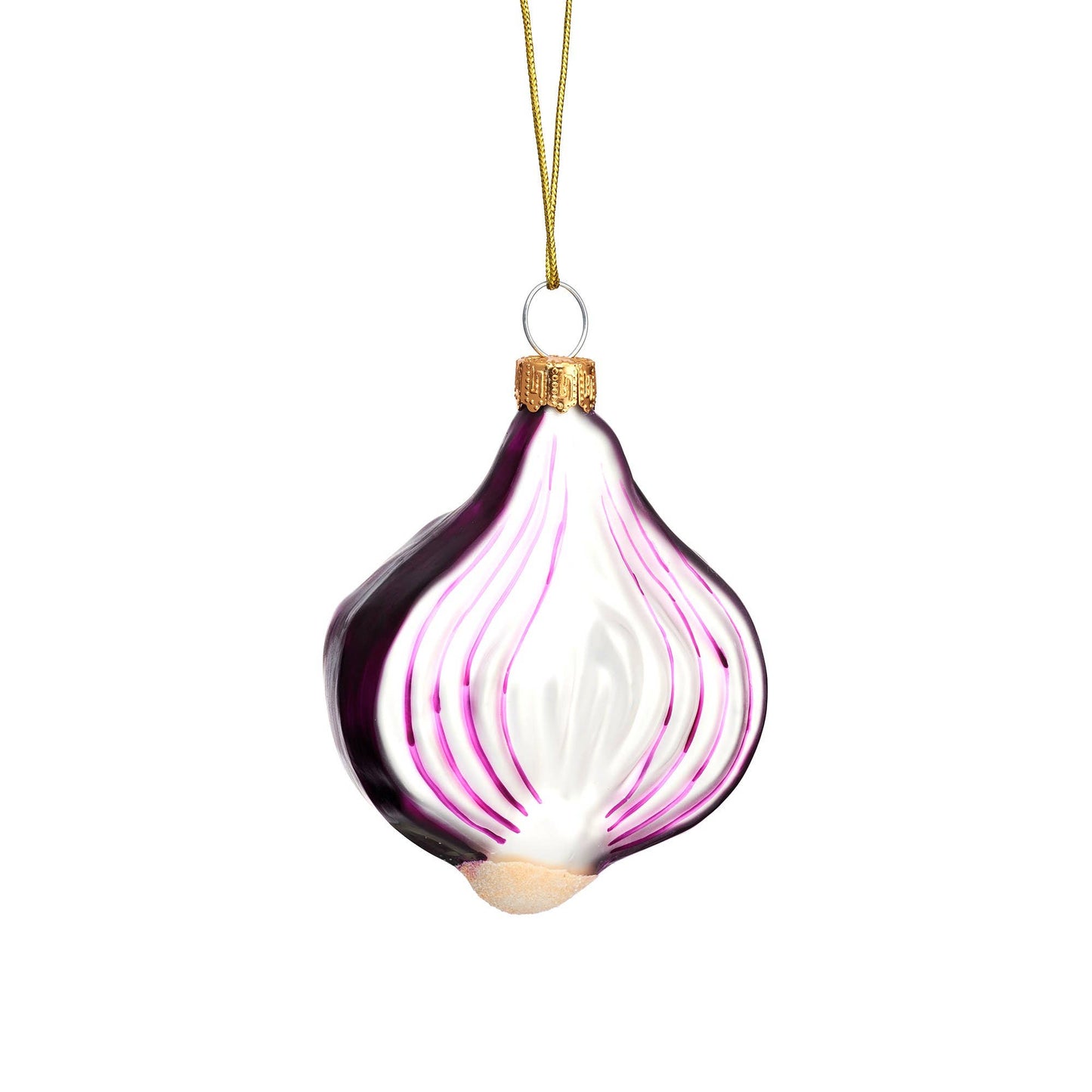 Red onion Christmas ball