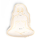 Brûle Parfum Seins Blanc Peint à la Main Helio Ferretti Vue 3