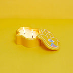 Bougie Lucky Handbjaune