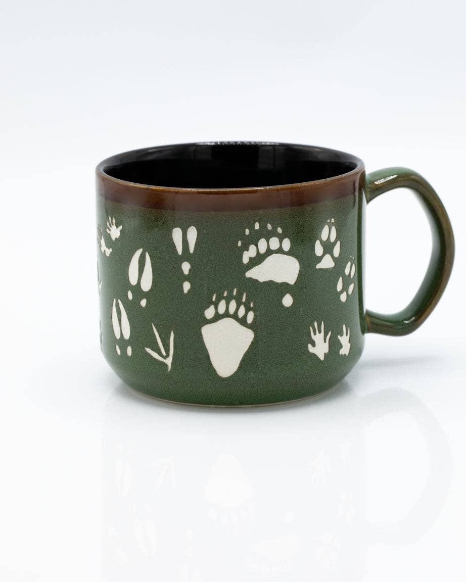 Oggetto regalo di design – Mug Sculpté à la Main avec Empreintes D'animaux (430 ml) – produit scientifique Cognitive Surplus EU, vue 1