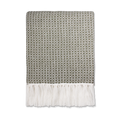 Plaid Ayla vert mousse - 125 x 150 cm