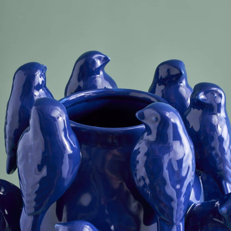Vase M. Oisillon kobaltblau