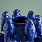Vase M. Oisillon kobaltblau