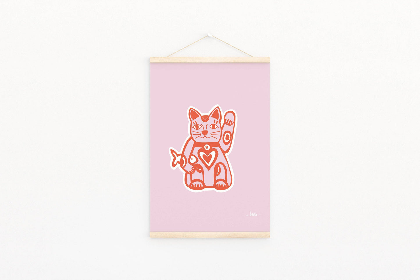 Affiche « Chat Chanceux » - le Chat Chanceux