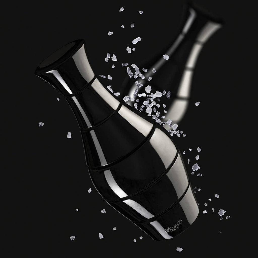 Moulin à épices "Vase" hêtre laqué noir