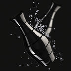 Moulin à épices "Vase" hêtre laqué noir