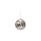 Boule de Noël Disco Argent - 10cm