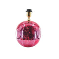 Lampe – Discokugel – Glas – Rosa – 20 x 20 x 20 cm
