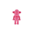 Ornament – ​​Affenfigur „Die Legende“ – Kunstharz – Rosa – 33 x 21 x 50 cm