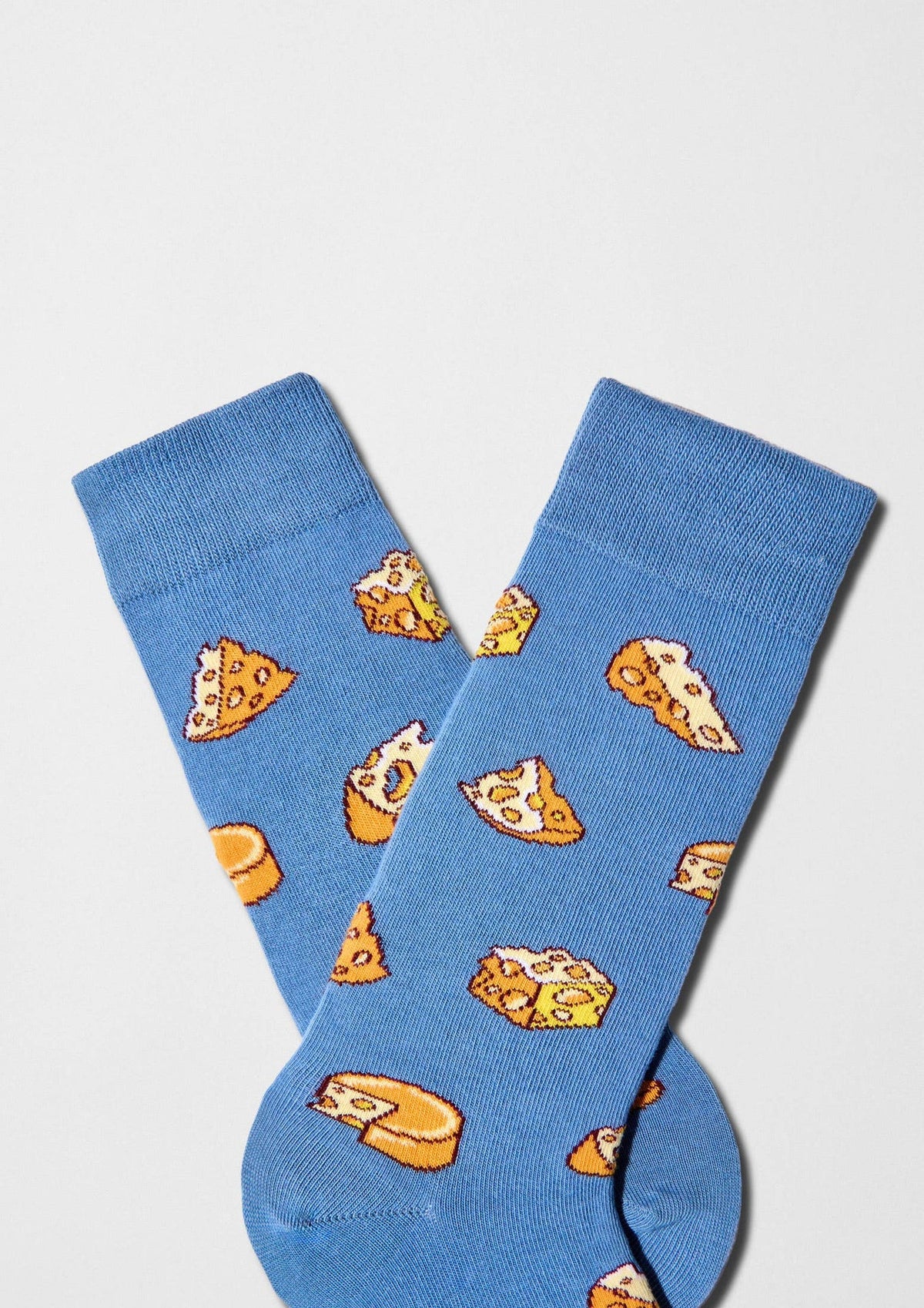 BeCheese Blue - Chaussettes coton biologique