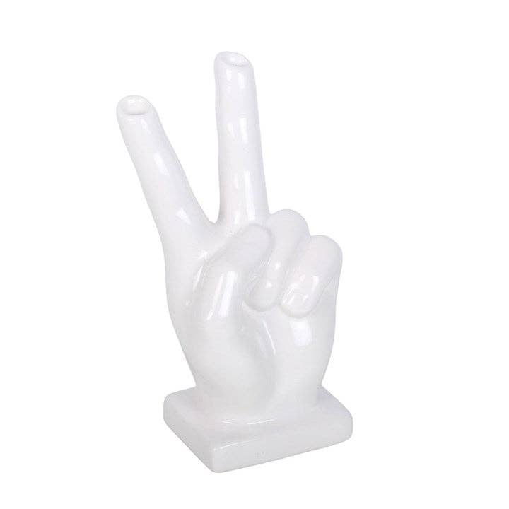 Hand Vase Peace Sign