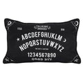 Petit coussin rectangulaire noir et blanc pour planche parlante