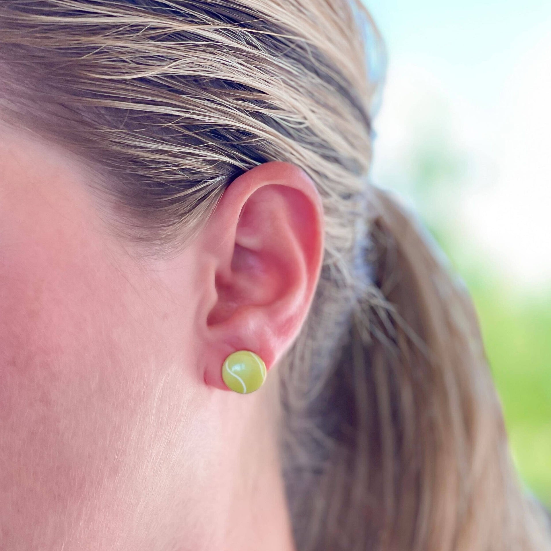 Boucles d'oreilles Balle de Tennis