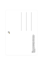 Postkarte mit Dekoration