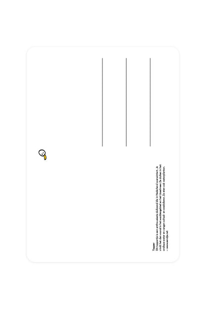 Postcard with decoration