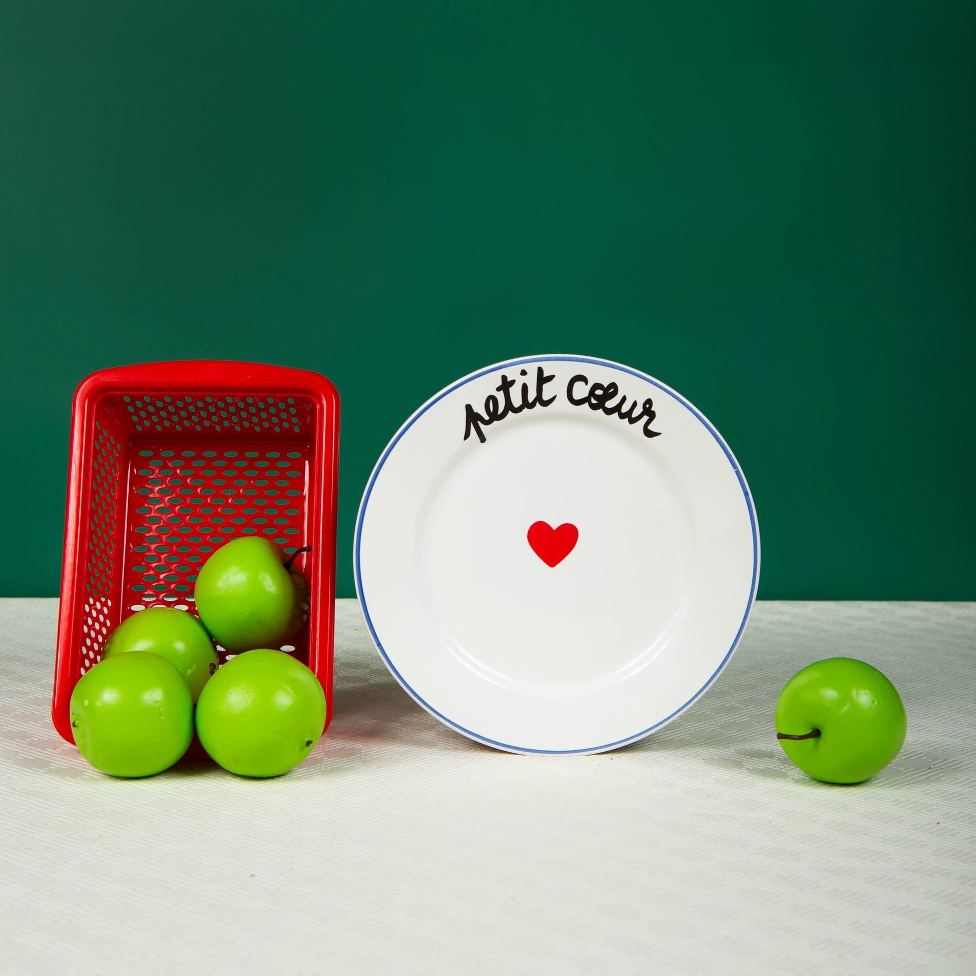 Assiette La Famille S’éclate - Petit Cœur – vue produit 2