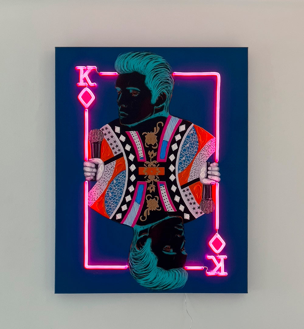 'Elvis' Wall Art - LED Neon