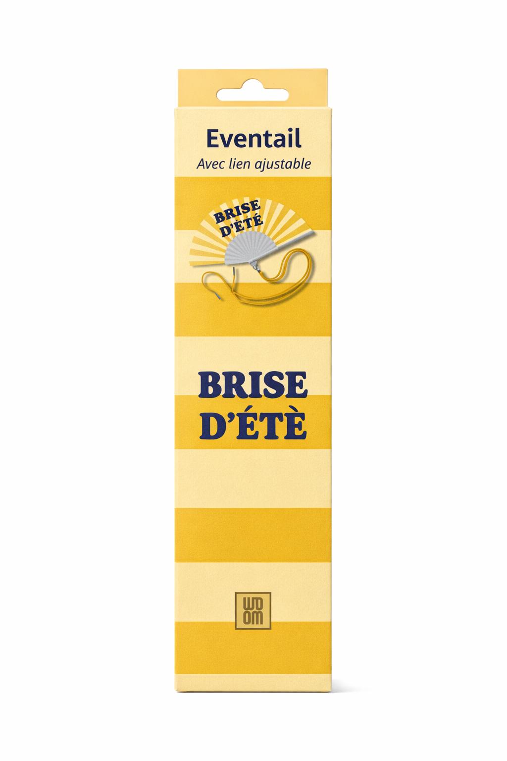 Eventail avec bandoulière - Brise d'été