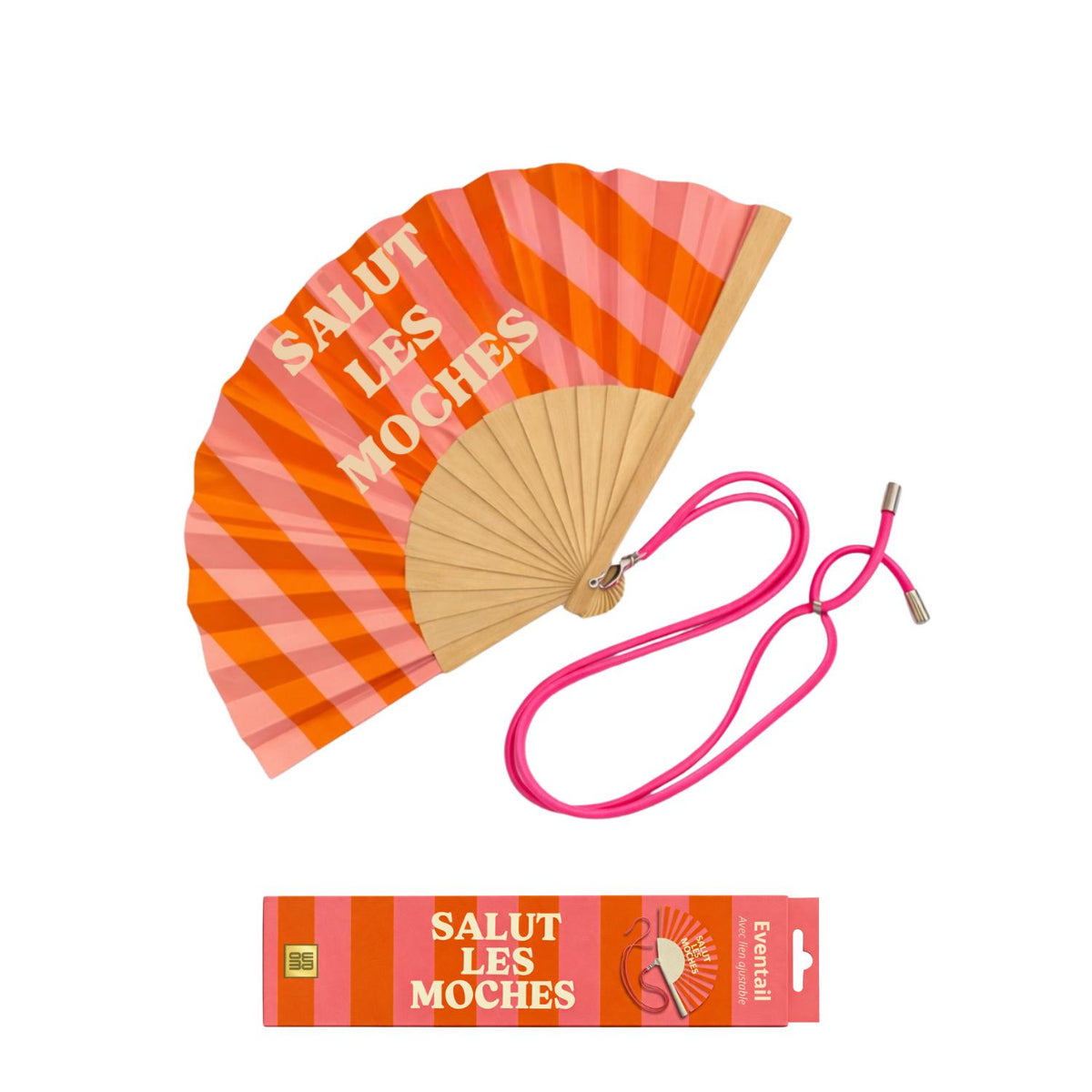 Eventail avec bandoulière – Salut Les Moches