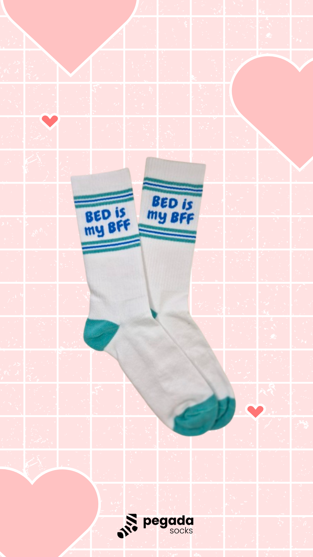 chaussettes bed is my bff pegada socks 