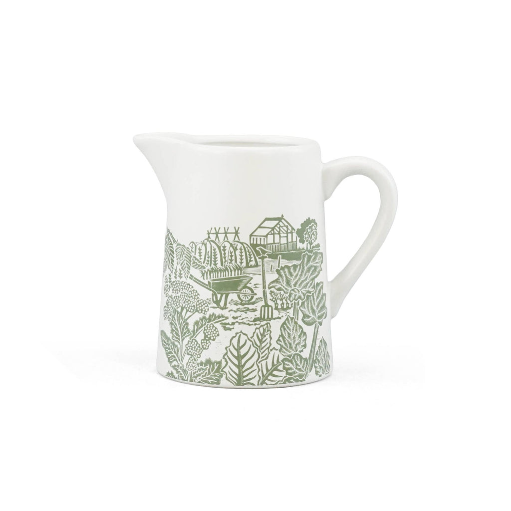 Pichet céramique Woodland - Acorns & Thistles vert