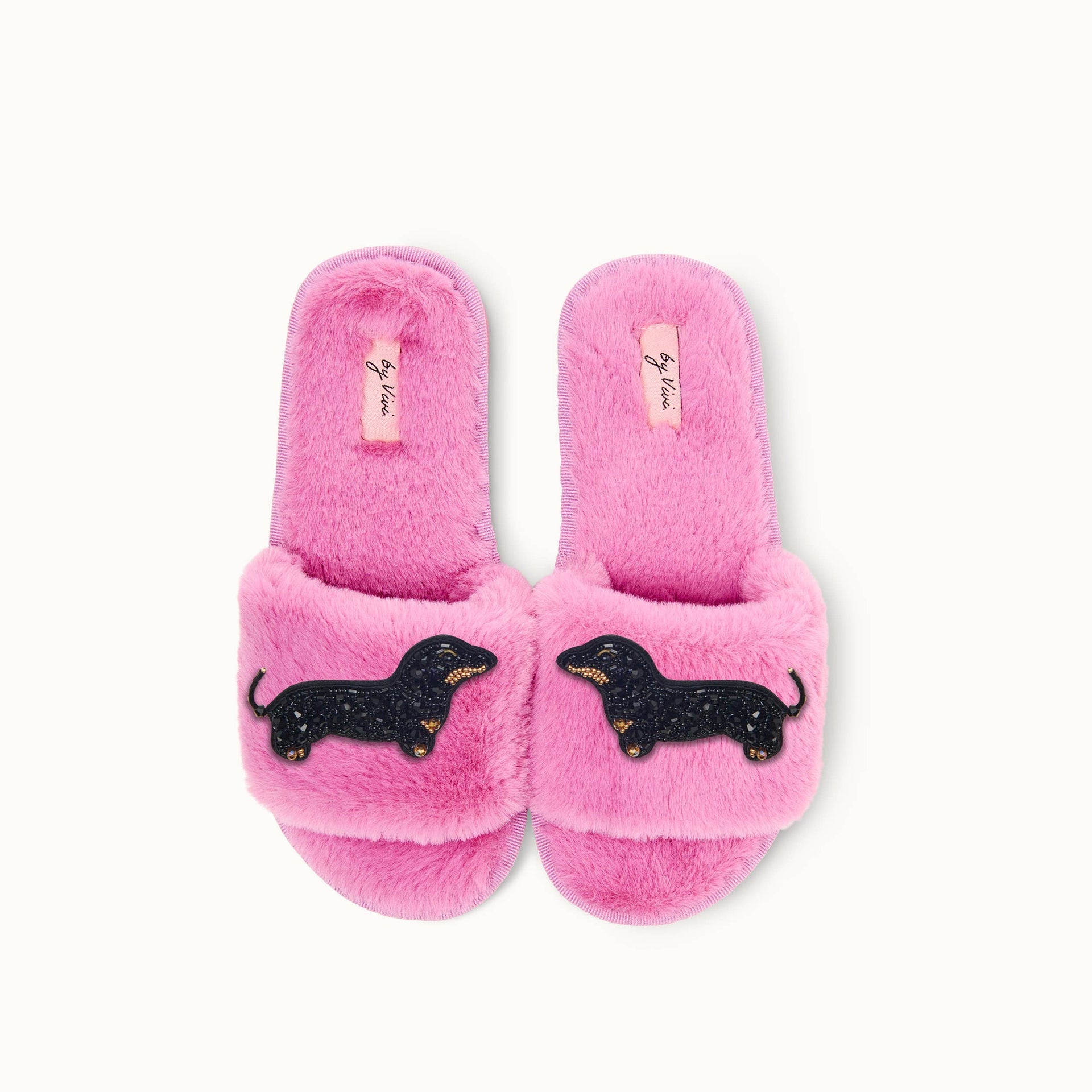 Pair of slippers pins - Dachshund