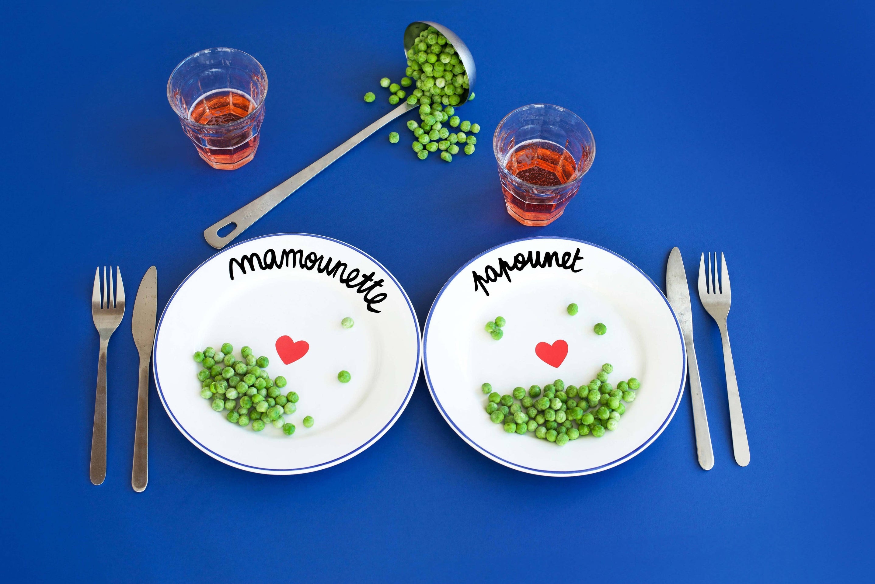 Assiette La Famille S’éclate - Papounet