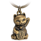 porte cles chat chanceux maneki neko fabach FABACH_ManekiNeko_gold 4260498182817