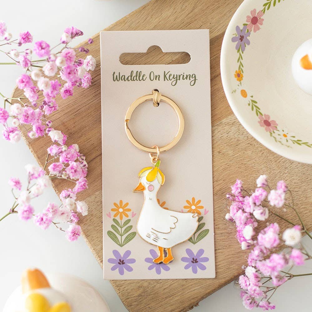 Porte-clés Canard “Waddle On” | Design e regali originali