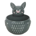 Bol de friandises d'Halloween mignon en forme de chauve-souris