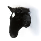 Décoration Murale Peluche Pierre le Cheval Noir - Wild & Soft