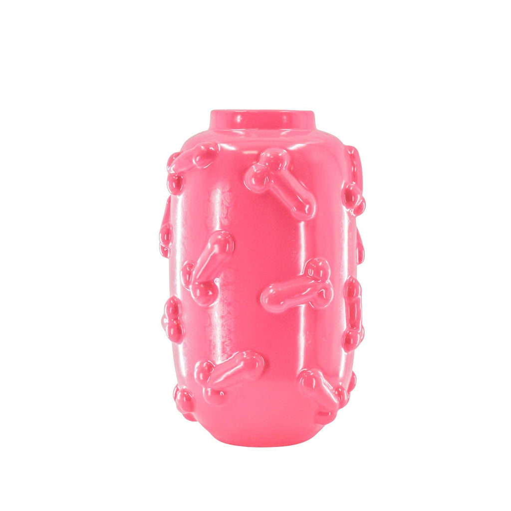Vase - Dick - Céramique - Rose - 17x17x27cm | Designproducten en originele cadeaus