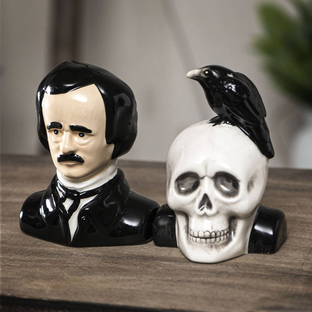 Salière et poivrière Edgar Allan Poe – vue 2