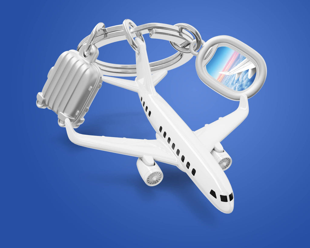Oggetto regalo di design – porte cles voyage metalmorphose